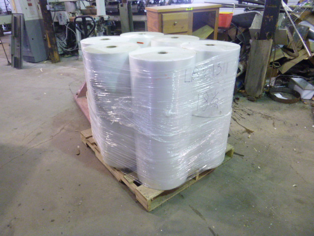12 Rolls of Clear Sitma Treated Poly Bagging Wrap