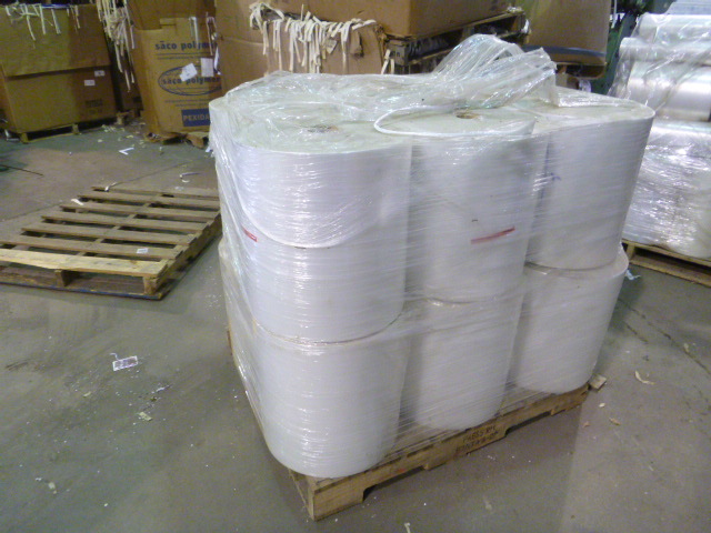 12 Rolls of Clear Sitma Treated Poly Bagging Wrap