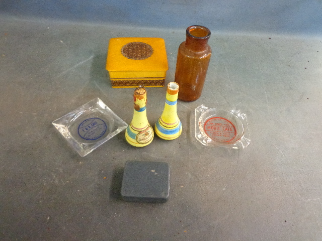 lot 45 image: Ashtrays, Tiny Liqueur Bottles & More