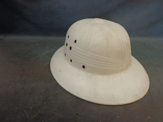 lot 51 image: White Plastic Safari Hat