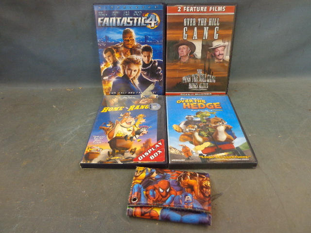 lot 76 image: Wallet & DVDs