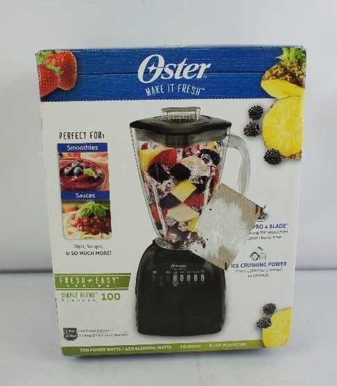 lot 9 image: Oster 6-Cup 450-Watt 10-Speed Blender