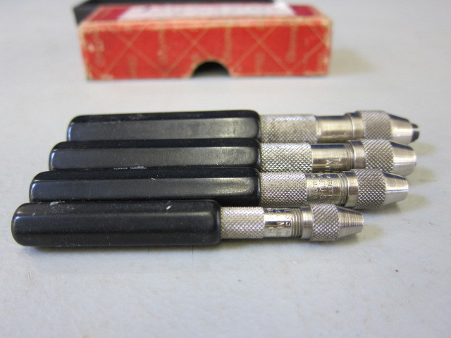 Starrett - Set of four small pin vises
