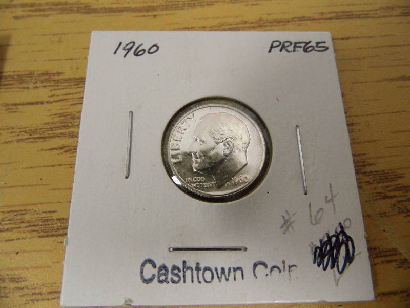 Proof 65 Roosevelt Dime