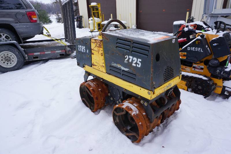 Bomag Model BMP Diesel Powered Vibratory Walk Behind Trench Packer