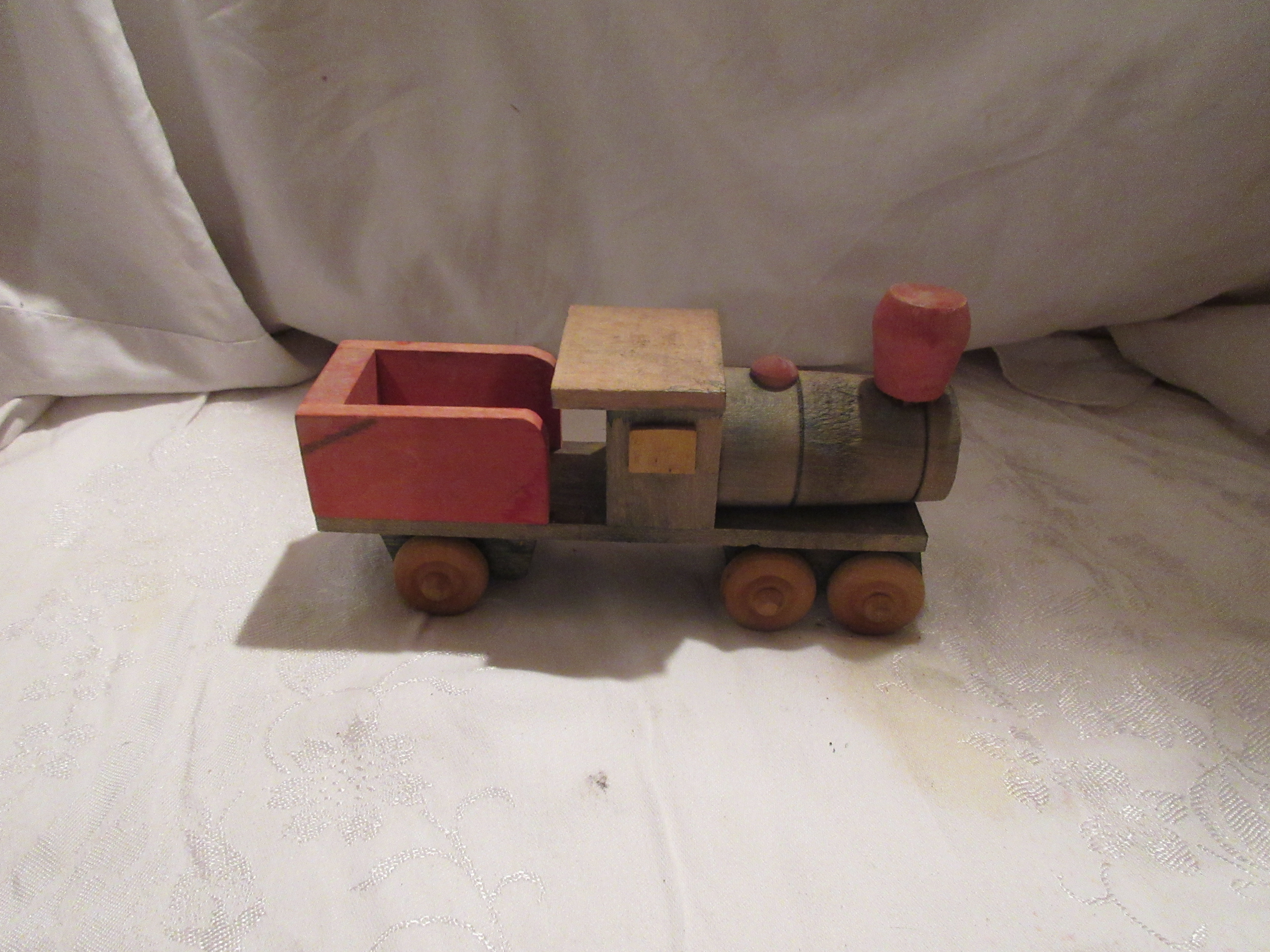 vintage wooden train