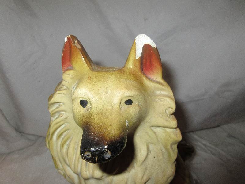vintage carnival chalk dog