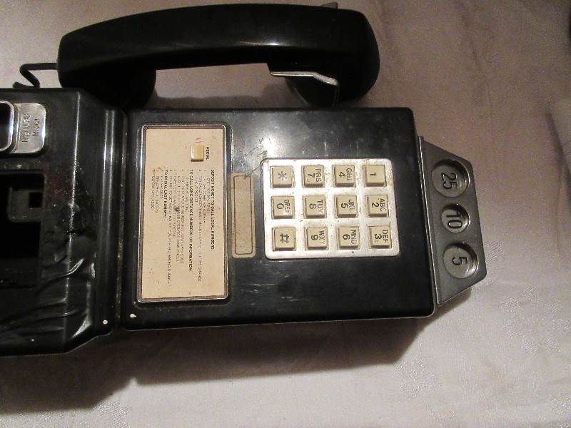 vintage pay phone