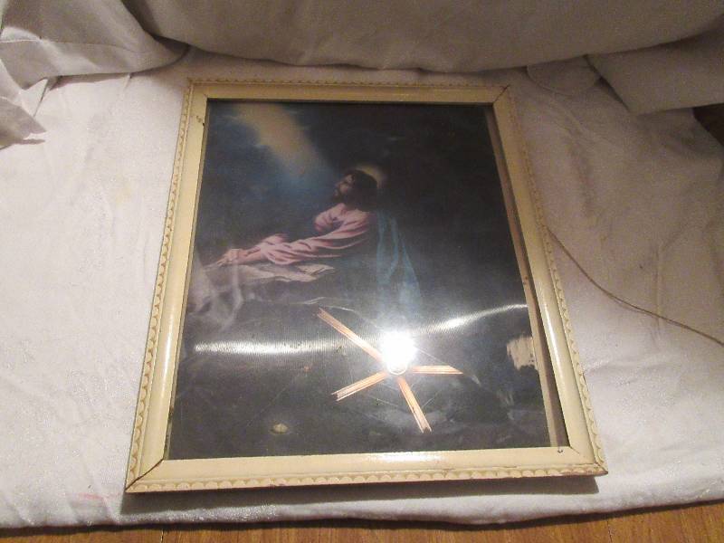 vintage 3 d jesus picture