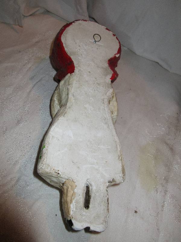 vintage clay hanging figurene