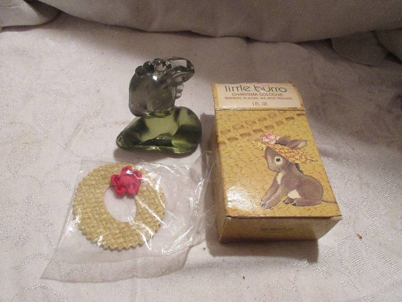 vintage avon burro
