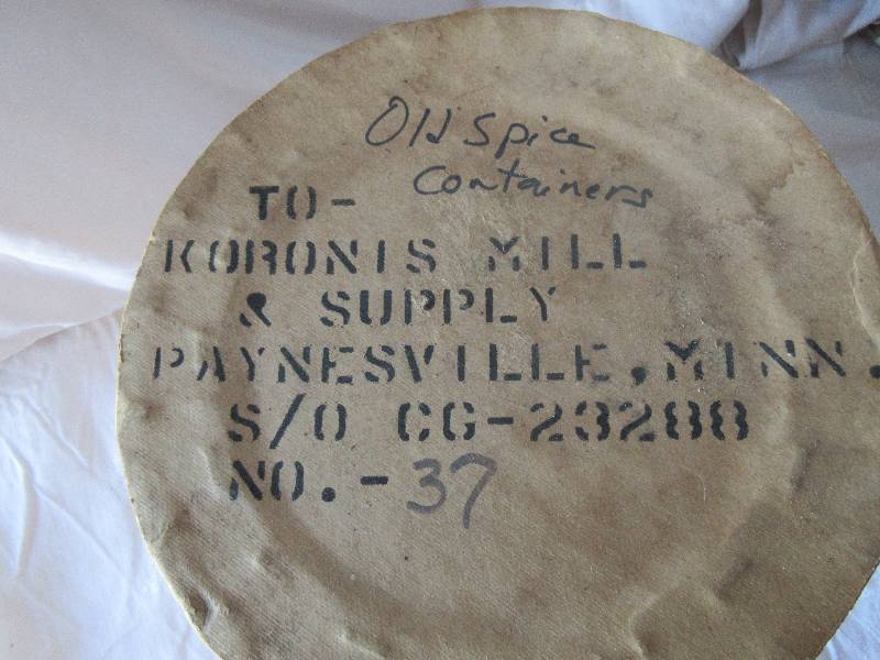 vintage pfizer cardboard container