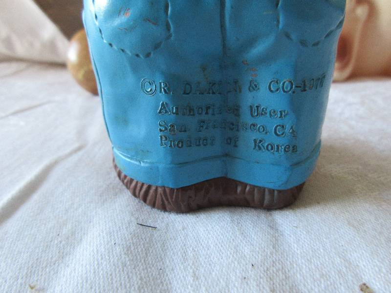 plastic smokey the bear piggybank