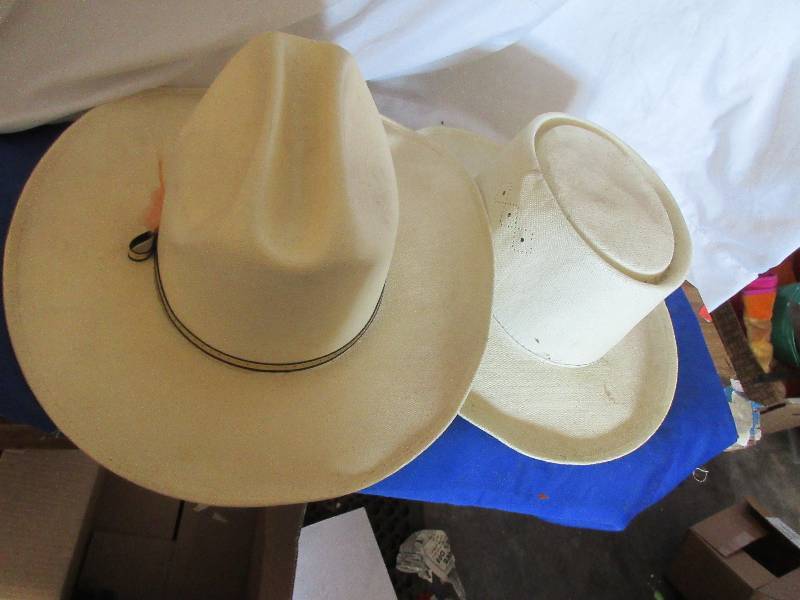 2 white hats