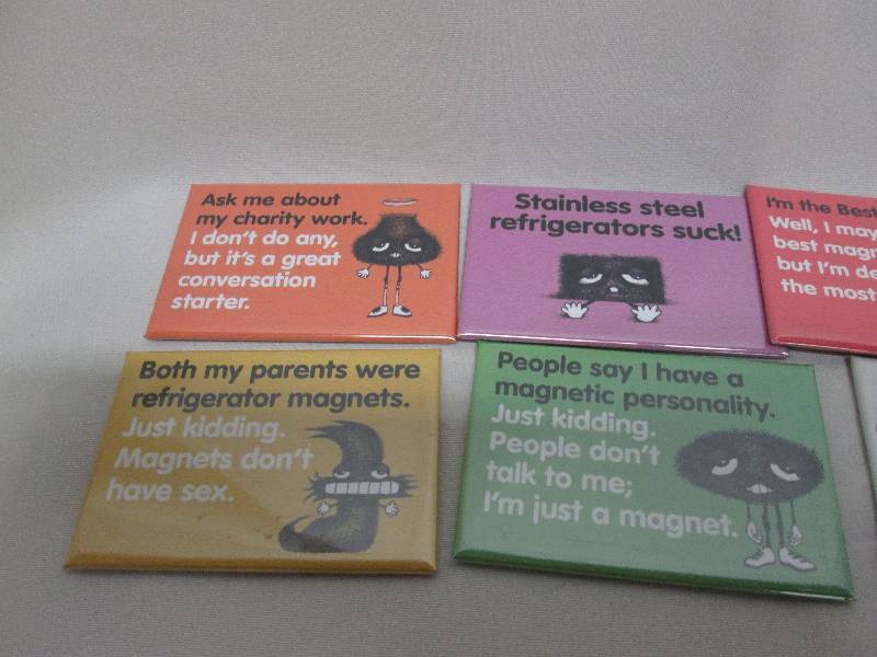 Lot of 7 assorted magnets...