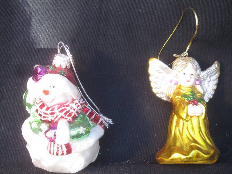 NEW Glass and Ceramic Christmas Ornaments