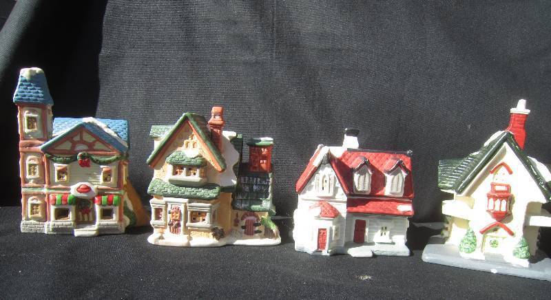 4 - Christmas Village Houses