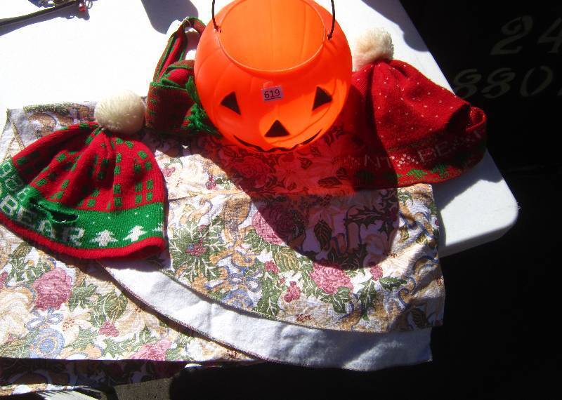 Pumpkin, Santa Bear Parts Hat and Scarf