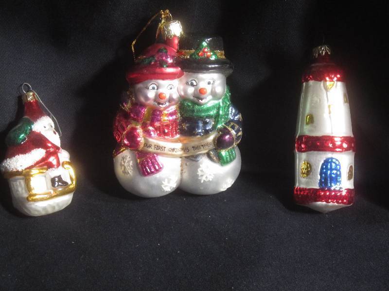 Blown Glass Christmas Ornaments