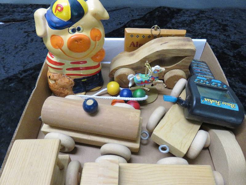 lot 25 image: Wooden Toys and Misc.