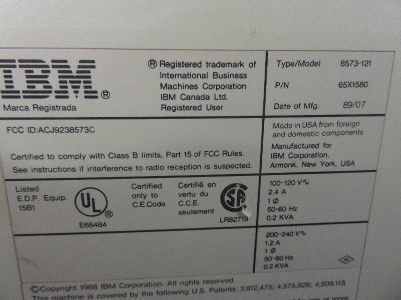lot 57 image: Vintage IBM Computer