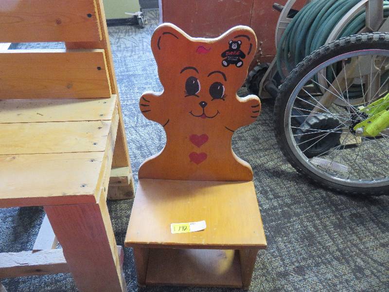 lot 142 image: Two Wooden Chairs