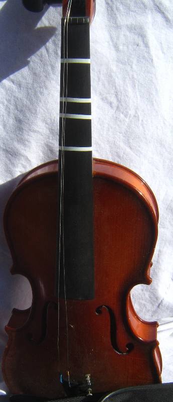 lot 647-COPY image: Violin and Case.