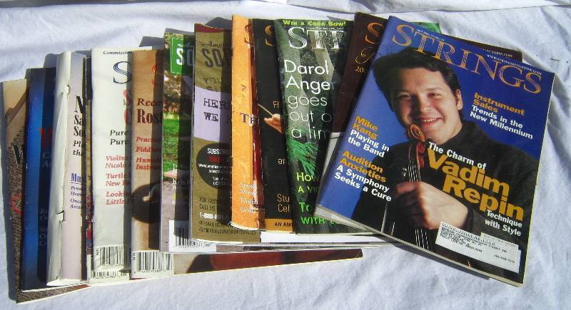 lot 667-COPY image: Lot of String Magazines, Songewriter