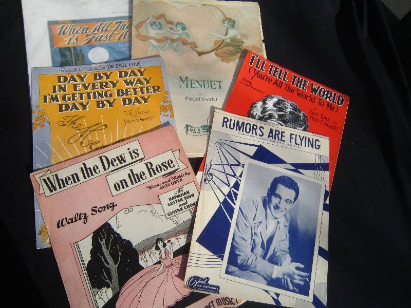 lot 719-COPY image: Lot of Sheet Music