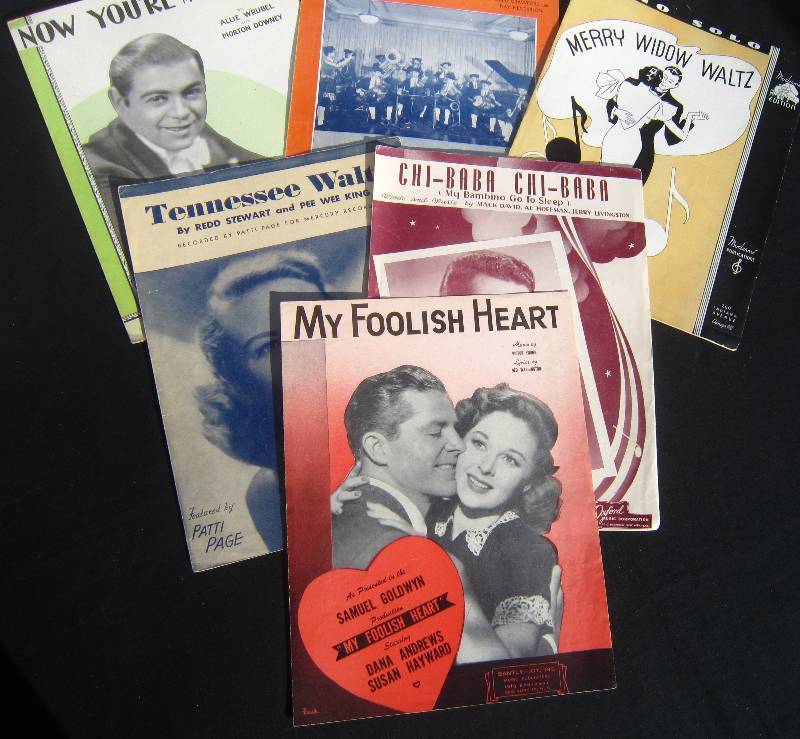 lot 731-COPY image: Lot of Sheet Music