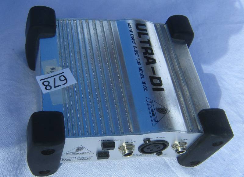 lot 678-COPY image: Ultra DI Active Direct Box.