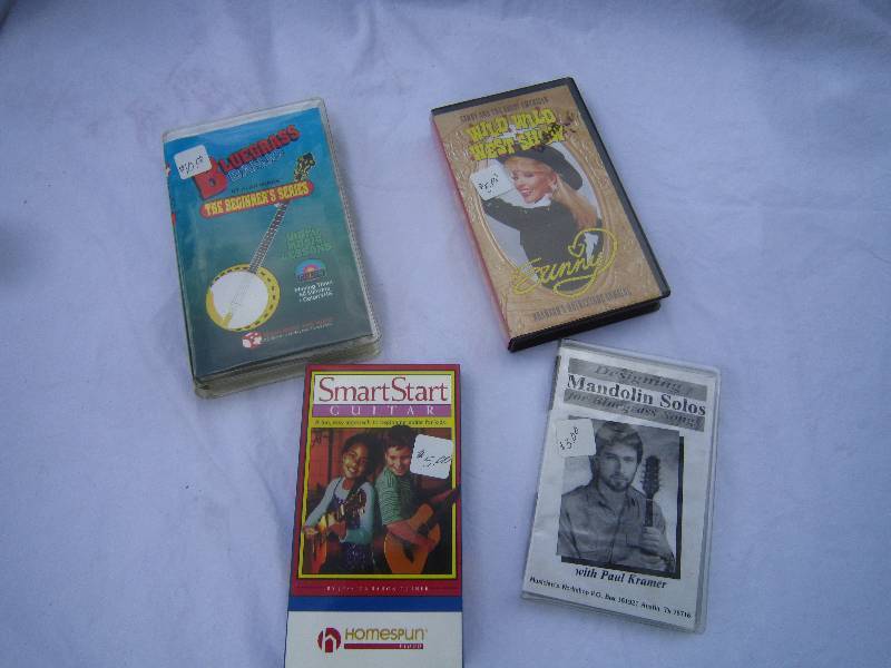 lot 790-COPY image: Misc Lot of Music VHS and Cassette