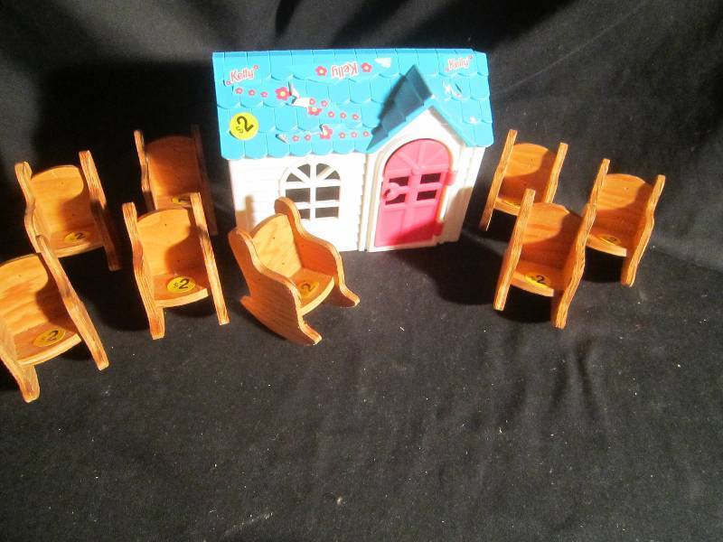 Hand made Doll Furniture and Kelly House part