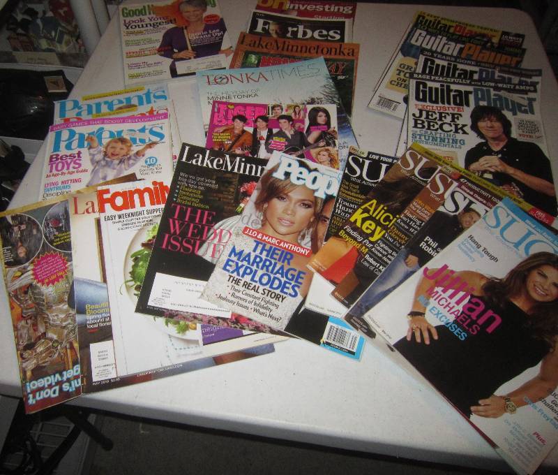 lot 838 image: Lot of Mag. - Parents, Success, Guitar Player, Forbes, Lake Minnetonka, People, ETC