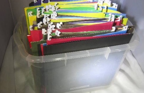 lot 856 image: Office Folders - Tote Not Included