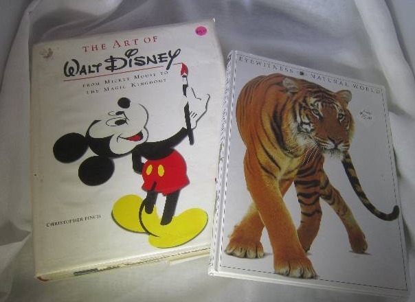 lot 858 image: Books - Art of Walt Disney & Eyewitness Natural World