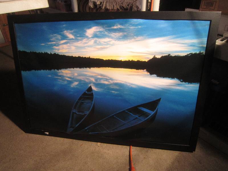 lot 910 image: Picture of Canoes 26 x 38