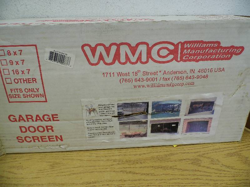 WMC Garage Door Screen