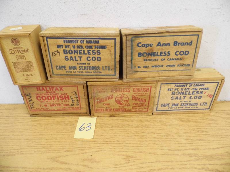 Vintage Fish Boxes