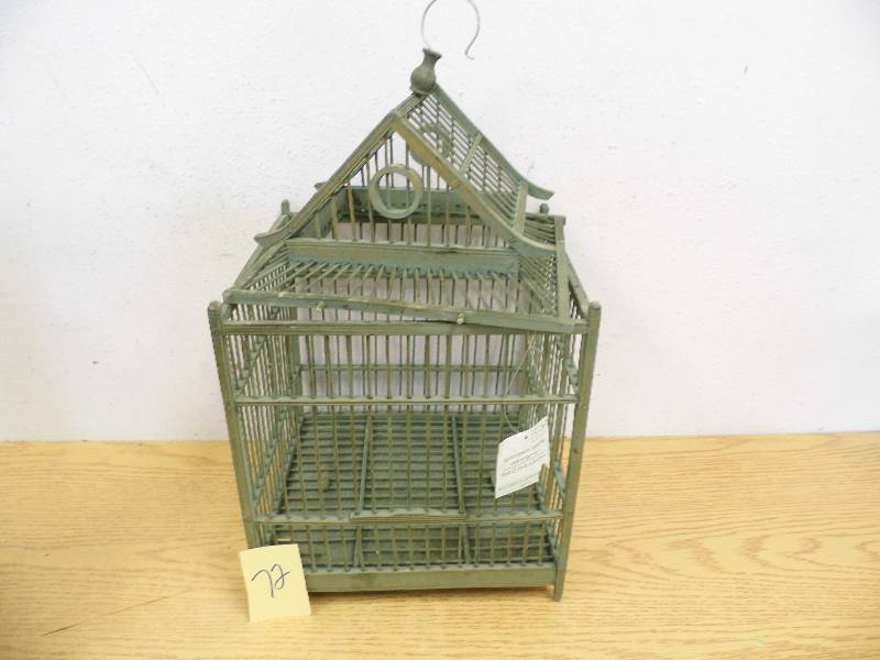 Wood Bird Cage