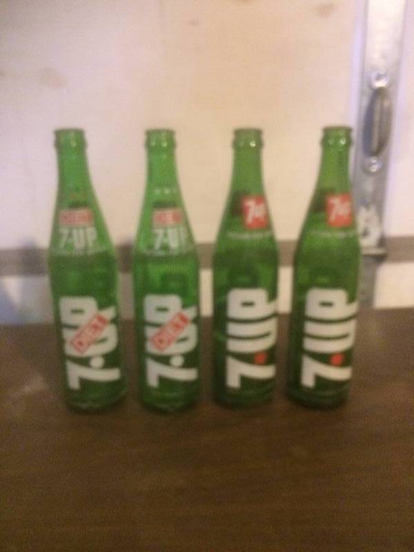 7-UP Pop Bottles