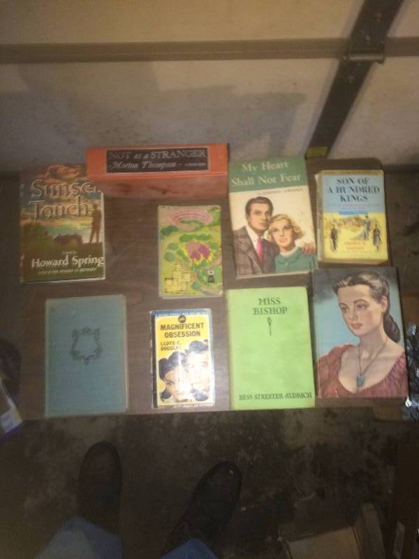 Small box of books from the 40s and 50s