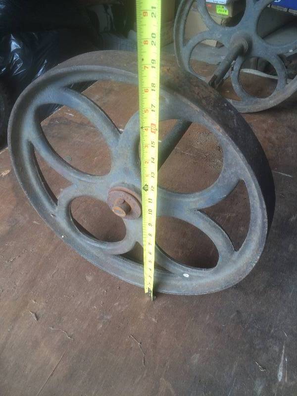LARGE Cast Wheels