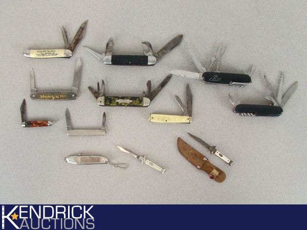 Lot of 12 Vintage Pocket Knives