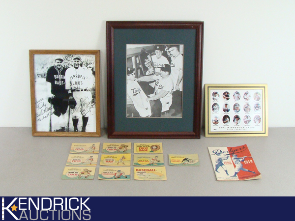 Lot of Vintage Baseball Memorabilia Items