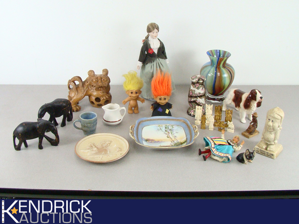 Large Lot of Figurines, Nippon, Vases, etc.