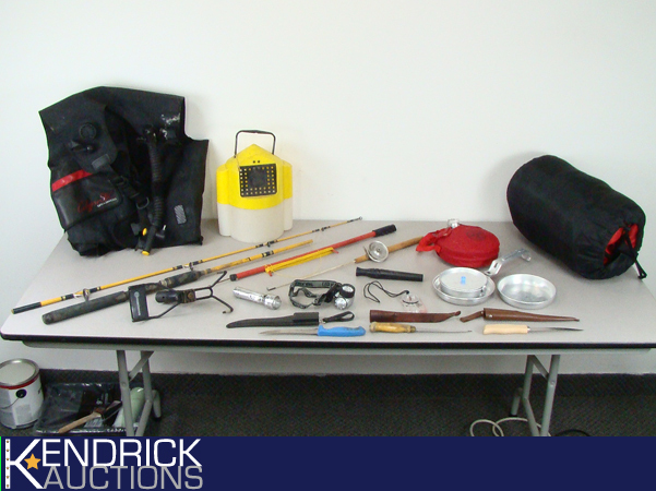 Large lot of Misc. Camping, Fishing, Hunting etc.
