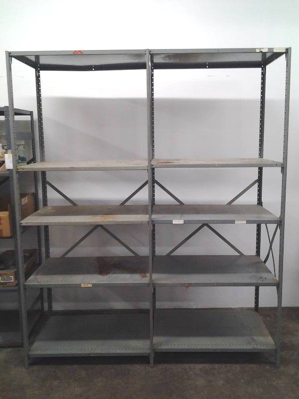 Double Metal Shelving Unit