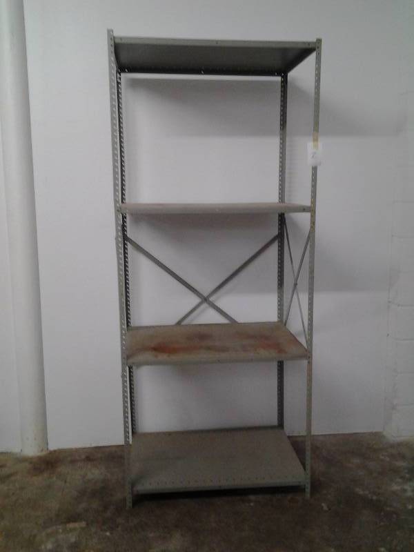 Single Metal Shelf Unit