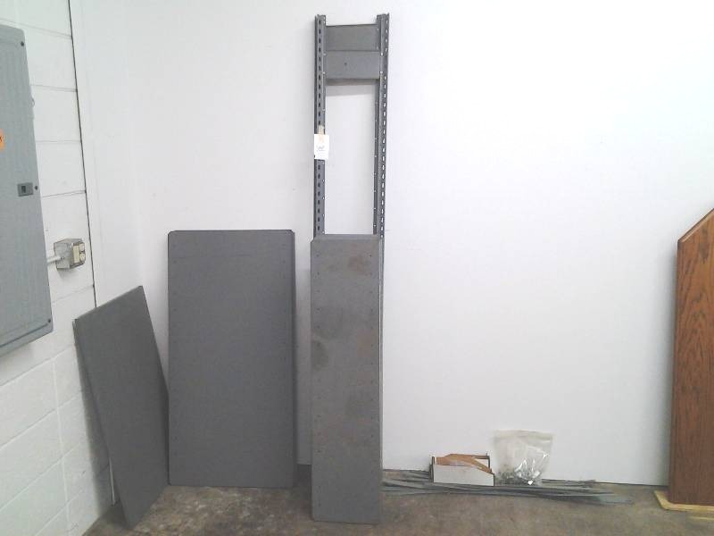Metal Shelving Unit & Extras